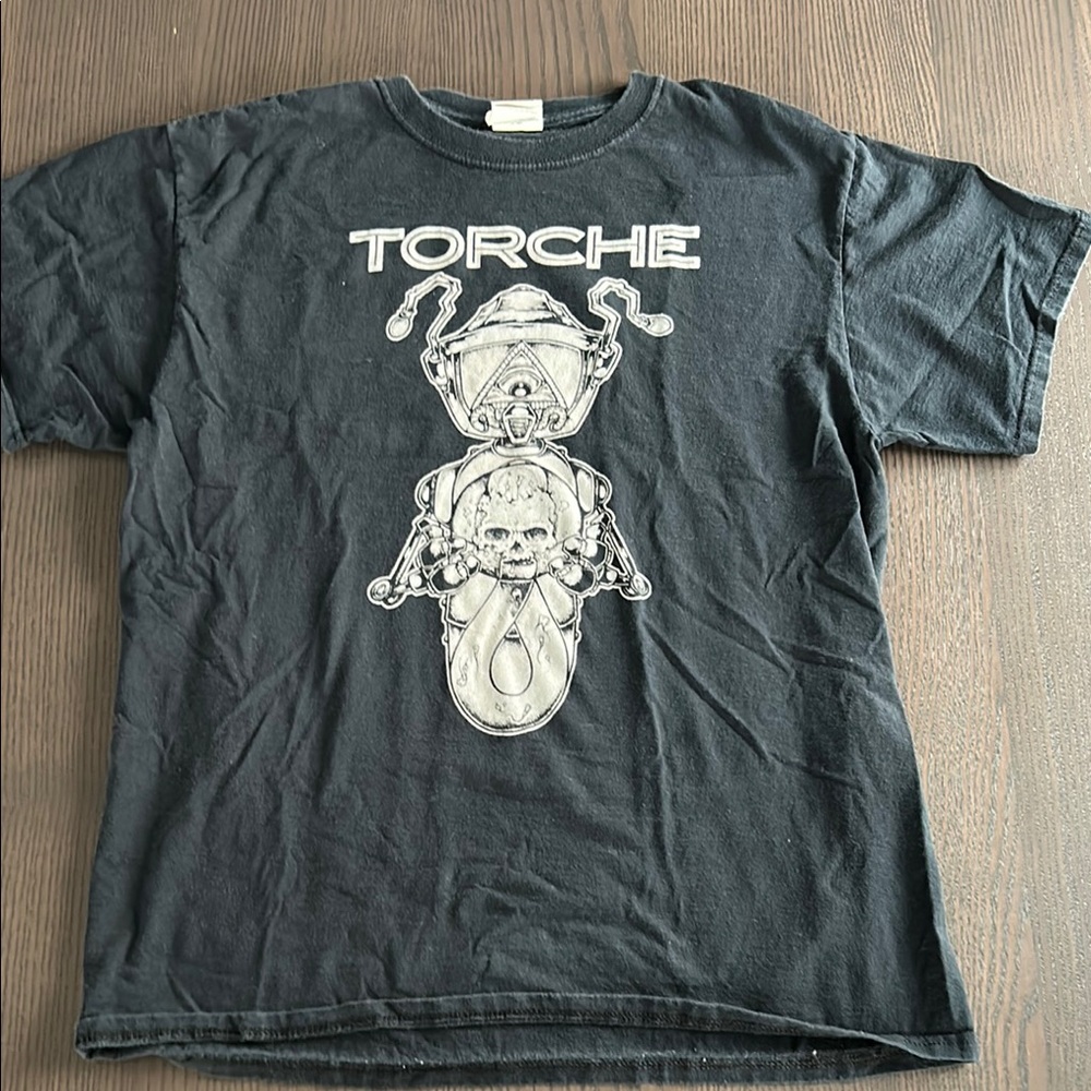 Black Graphic T-Shirt - Torche (metal band) \m/